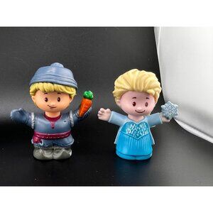 Fisher Price Little People Disney Frozen Lot Elsa Kristoff‎ READ